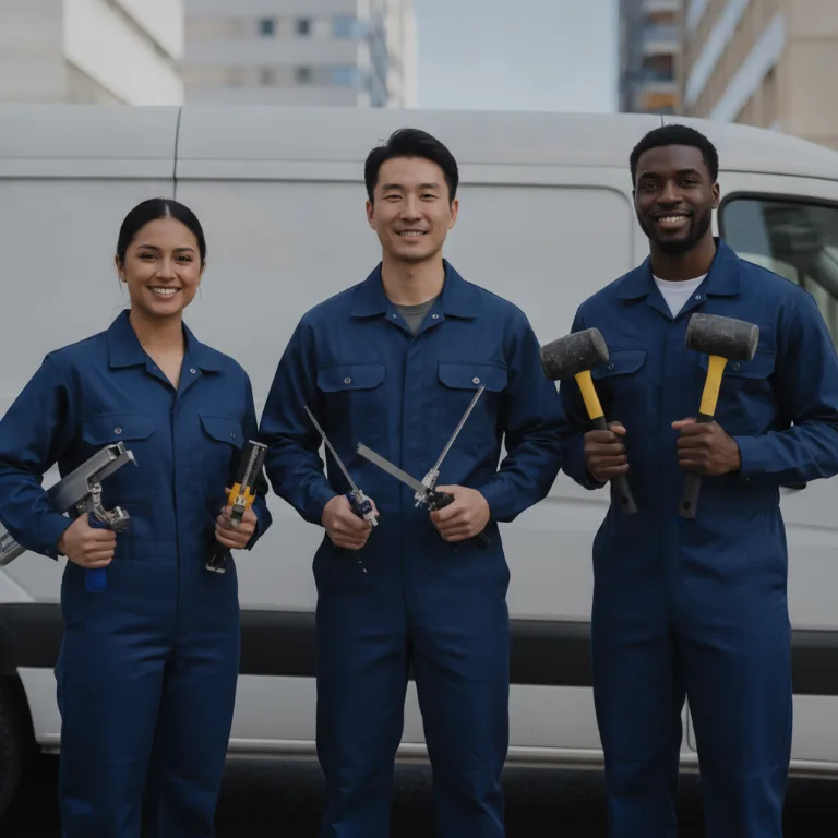 Glazier team in East Los Angeles